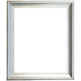 The Sterling Frame 48X60 Silver with Champagne Wash