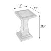 Pearlescent Pedestal Table