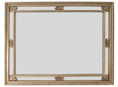 Grand Carved Console Wall Mirror-Platine