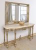 Grand Carved Console Wall Mirror-Platine