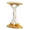 Golden Tusk Accent Table