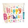 Happy Birthday Tapestry Photo Backdrop Stars Hanging Blankets Party Decorate Wall Tapestry; 51x59 inch