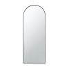 28x1x74" Celine Black Arch Body Mirror