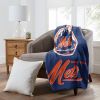 Mets OFFICIAL MLB "Signature" Raschel Throw Blanket; 50" x 60"