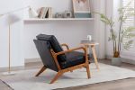 COOLMORE Wood Frame Armchair, Modern Accent Chair Lounge Chair for Living Room