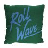 Tulane OFFICIAL NCAA "Invert" Woven Pillow; 20" x 20"