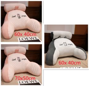 Sofa Fluffy Cushion Luncheon Pillow Triangle Reading Cushion Bedside Soft Large Backrest Lumbar Cushion Office Chair Cushion (Option: Set28)