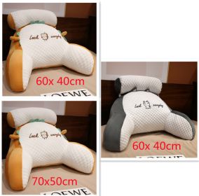 Sofa Fluffy Cushion Luncheon Pillow Triangle Reading Cushion Bedside Soft Large Backrest Lumbar Cushion Office Chair Cushion (Option: Set16)